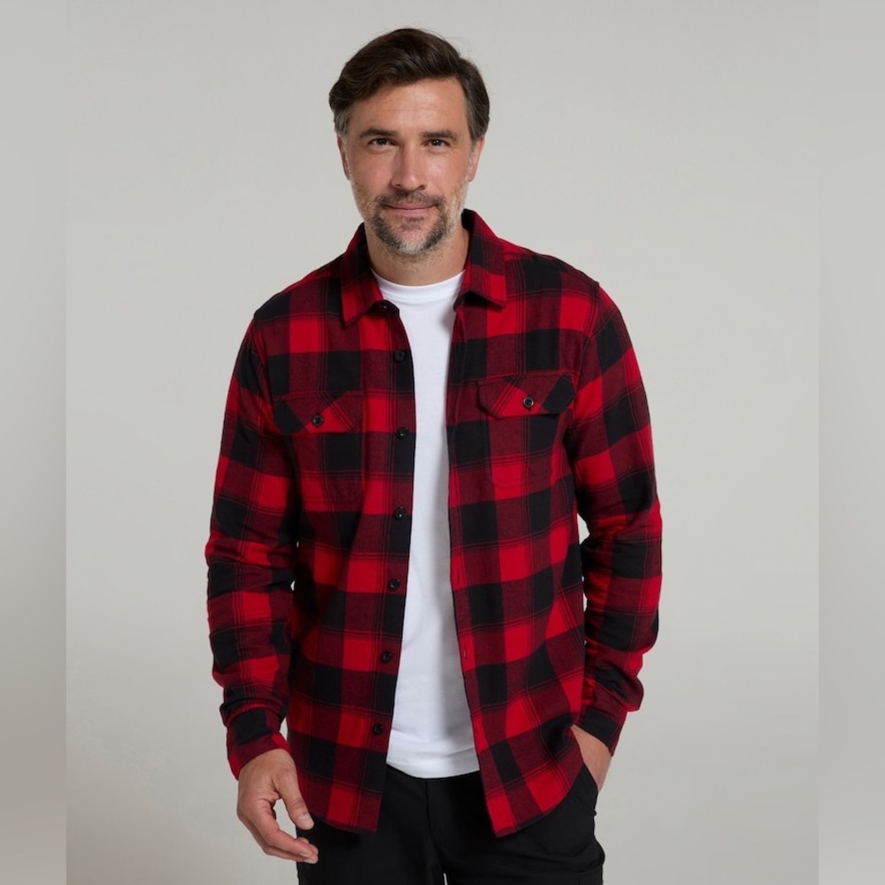 Men’s Cotton On Red Flannel Size Medium